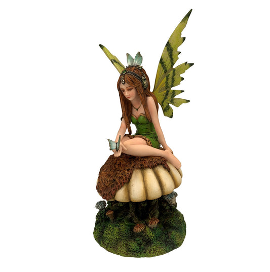 Fairy on the mushroom MELLY, 21cm, Fairy Land, new collection