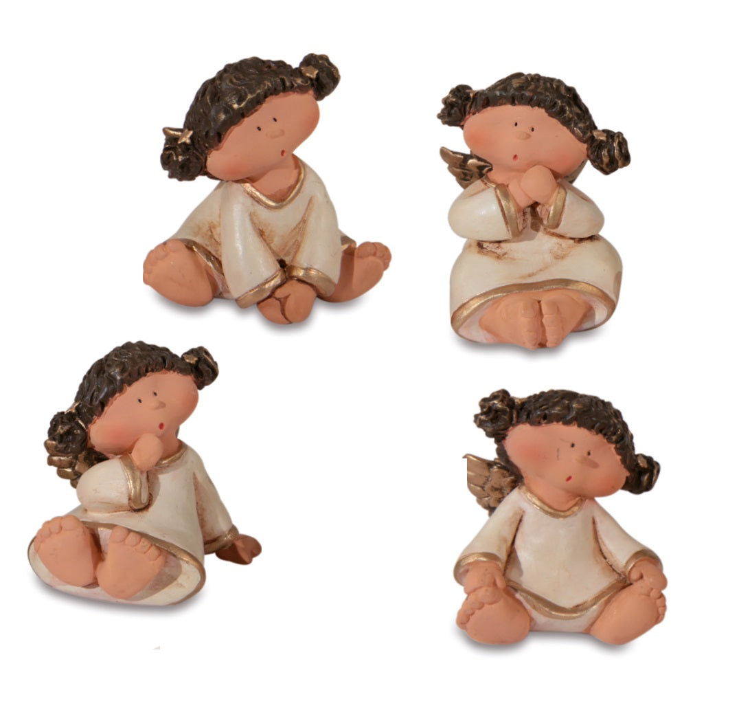 Sweet Angels seduti 5cm, 4 pezzi