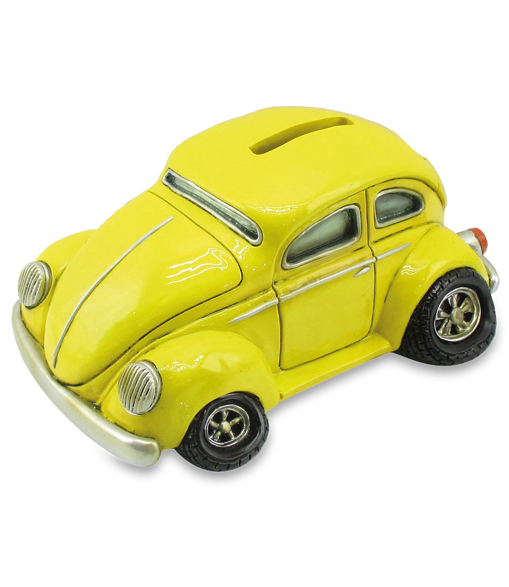 Funny Piggy Bank Cinquecento yellow 16cm