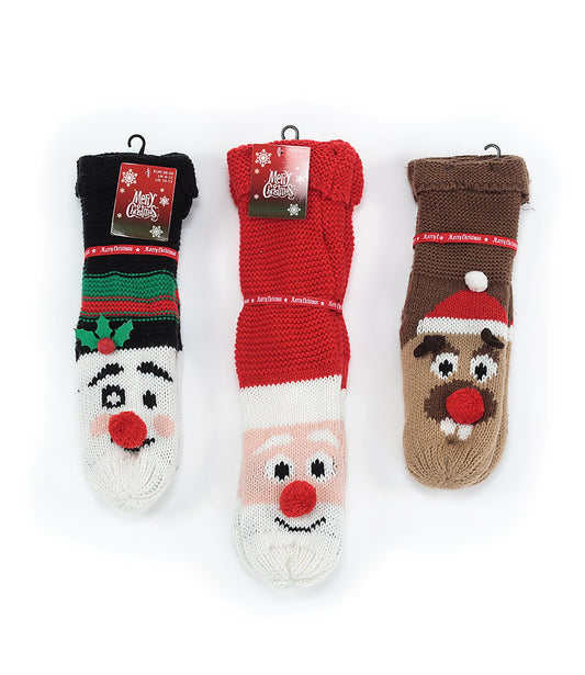 Christmas Kids Home Socks 3 D 20/25+26/30+31/35 3 ass.