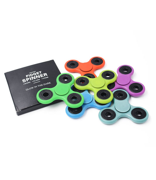 Hand Spinner Neo Glow 7,5x7,5x1,5 cm colori assortiti