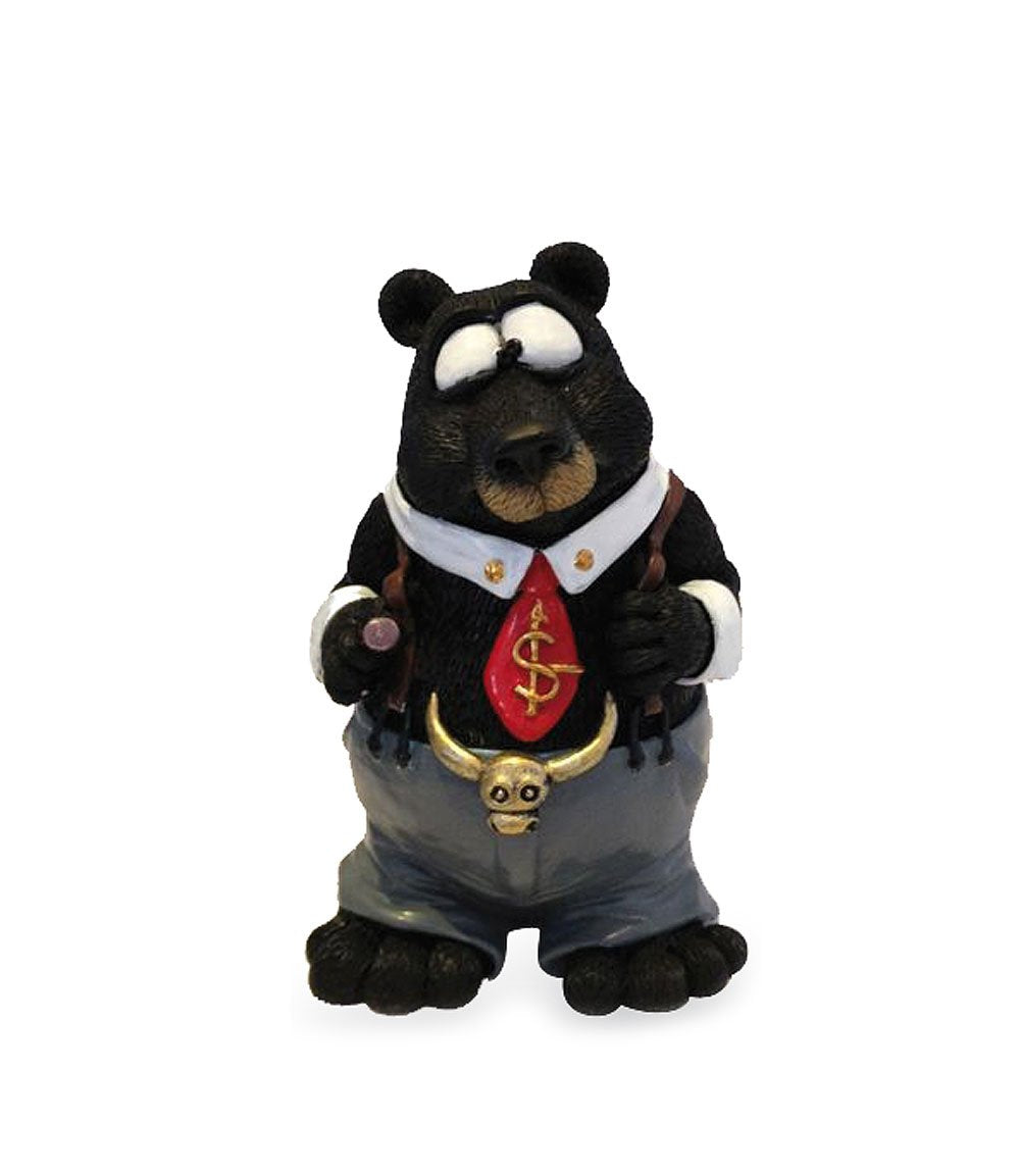 Funny Brown Bear "Manager" 10cm